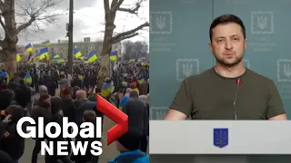 Russia-Ukraine conflict: "Do not give up, do not stop the resistance," Zelenskyy says