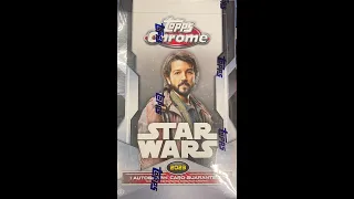 2023 Topps Chrome Star Wars Hobby Box Preview Rip