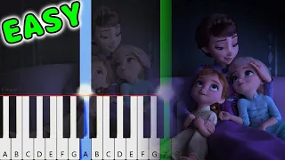 Frozen 2 - All Is Found - EASY Piano Tutorial [animelovemen]