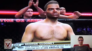 George Clooney Vs Brad Pitt - UFC Undisputed 3 Fight