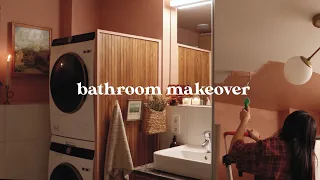 Small bathroom makeover | Ikea hacks + on a budget