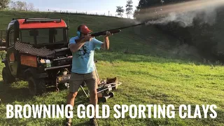 Shooting Clays with a Browning Gold Sporting Clays Edition 12 gauge