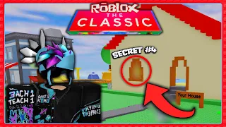 ALL SECRET TIX, TOKENS, & BADGES! (ROBLOX CLASSIC EVENT HUB)