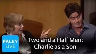 Two and a Half Men - Charlie as a Son (Paley Center Interview)