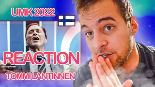 TOMMI LÄNTINEN - ELÄMÄ KANTAA MUA (LIVE REACTION) - UMK 2022 // Eurovision Finland 🇫🇮