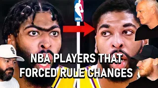 NBA Players That FORCED Rule Changes REACTION!! | OFFICE BLOKES REACT!!