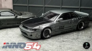Nissan Silvia S13 V1 Pandem Rocket Bunny Silver by Inno64 | UNBOXING and REVIEW