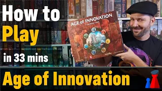 How to play Age of Innovation board game - Full teach + Visuals - Peaky Boardgamer