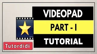 Videopad Video Editing Software Tutorial  - Part 1