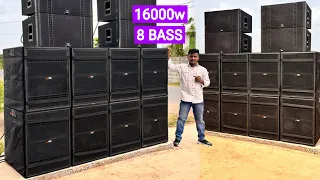 लोग भाग जाएँगे BASS चलते ही।16000w Dev Audio Hulk Bass