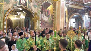 Величання на свято Трійці у Києво-Печерській Лаврі
