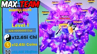 Rich Noob With Full Team of Super OP Pets In Ninja Legends