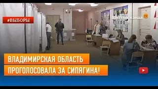 Область проголосовала за Сипягина!