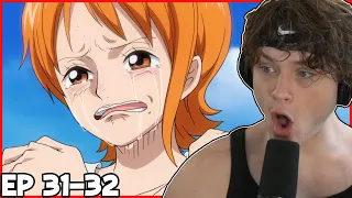 NAMI BETRAYS LUFFY || NAMI IS AN ARLONG PIRATE!!? || One Piece Episode 31-32 Reaction