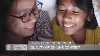 Healthy screen time habits for families