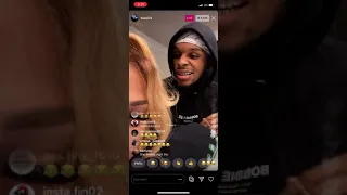 Toosii2X arguing with gf on Live (HE GETS HEATED)