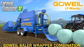 Farming Simulator 17 GOWEIL LT MASTER BALER WRAPPER COMBINATION
