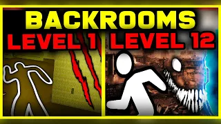 THE BACKROOMS | First 12 Levels