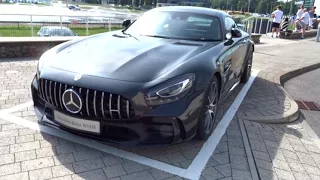 HOT LAPS IN AMG GTR! Mercedes Benz world experience.