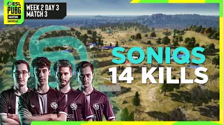 ESL PUBG • AMERICAS Masters Grand Finals - SONIQS 14 KILLS