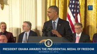 Margaret Hamilton and Grace Hopper Medal of Freedom ceremony