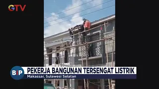 Pekerja Bangunan Tersengat Listrik, Korban Pingsan di Atas Atap Ruko