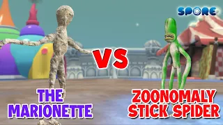 The Marionette vs Zoonomaly Stick Spider | Horror Face Off [S4E1] | SPORE