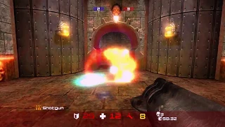 Quake III Arena Arcade Q3 Xbox 360 Gameplay - One Flag CTF, Area Denial TDM