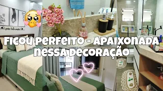 FAXINA COMPLETA | APAIXONADA NESSA DECORAÇÃO 😍| CAMA POSTA LINDA #FAXINA#DECORACAO