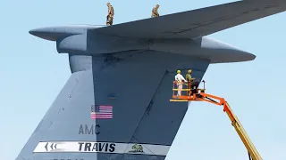 Inside the Crazy Repairing Process of US Air Force Largest Aircraft