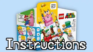 LEGO Peach Starter Course set Instructions! 71403