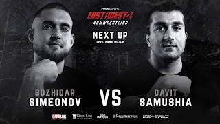 Davit Samushia vs Bozhidar Simeonov  - East vs West 4 - 80kg Right Arm World Title Match