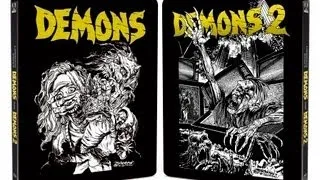 Arrow Video Demons & Demons 2 Limited Edition SteelBook Blu-ray