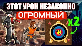 СПЕЦИАЛИСТ ПО СТРЕЛЬБЕ И ТУЧА СТРЕЛКОВ, ЧТО ЗА УРОН НА ФИНАЛЕ? [Heroes 3 Jebus Outcast]