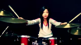 ABCDEFGHIJKLMNOPQRSTUVWXYZ   I Love You   Drum Cover by Nur Amira Syahira720p