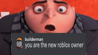 gru becomes roblox owner