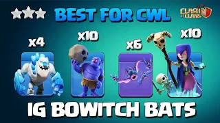 TH11 Vs TH12 Easiest attack strategy || IG Bowitch Bats !