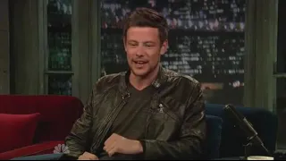 Cory Monteith interview on Jimmy Fallon