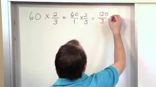 Lesson 2 - Word Problems Multiply Whole Numbers By Fractions (5th Grade Math)