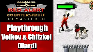 Playthrough: Soviet Soldier Volkov and Chitzkoi (Hard) - Red Alert Counterstrike Remastered