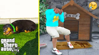 GTA 5 - CHOP IS MISSING And Franklin LOSES it