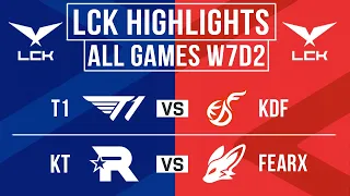 LCK Highlights ALL GAMES Week 7 Day 2 | LCK Spring 2024