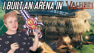 How I Built My Scuffed Arena Colosseum In Valheim All Survival
