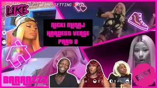 THE QUEEN OF RAP | Nicki Minaj - Hardest Hip Hop Verses Megamix (2020) | REACTION | PART 2