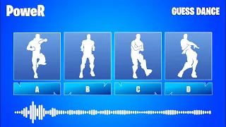 GUESS THE FORTNITE DANCE BY ITS MUSIC - Fortnite Challange - PART 1 | PoweR