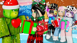 СЕКРЕТНАЯ КОНЦОВКА! МЫ ПОДАРИЛИ ГРИНЧУ ПОДАРОК! Roblox The Grinch