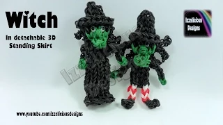 Rainbow Loom (Halloween) Witch Action Figure/Charm - © Izzalicious Designs 2014