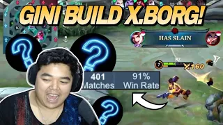 BUILD X.BORG PALING OP MENURUT GW !! HERO META PUN KALAH !! R7 X.BORG - MOBILE LEGENDS