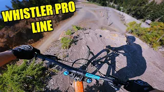 Pro Lines and Jumps in Whistler Bike Park