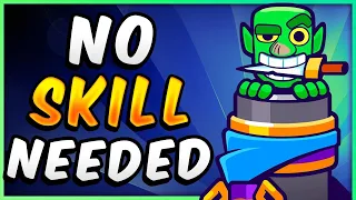 CAN ALWAYS COMEBACK! NEW NO SKILL DECK does MASSIVE DAMAGE — Clash Royale